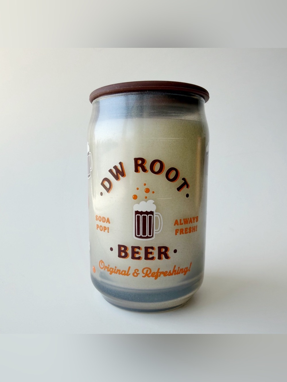 DW Home Goodies DW Root Beer Scented Soda Candle 6.4 oz Fun Novelty Gift New